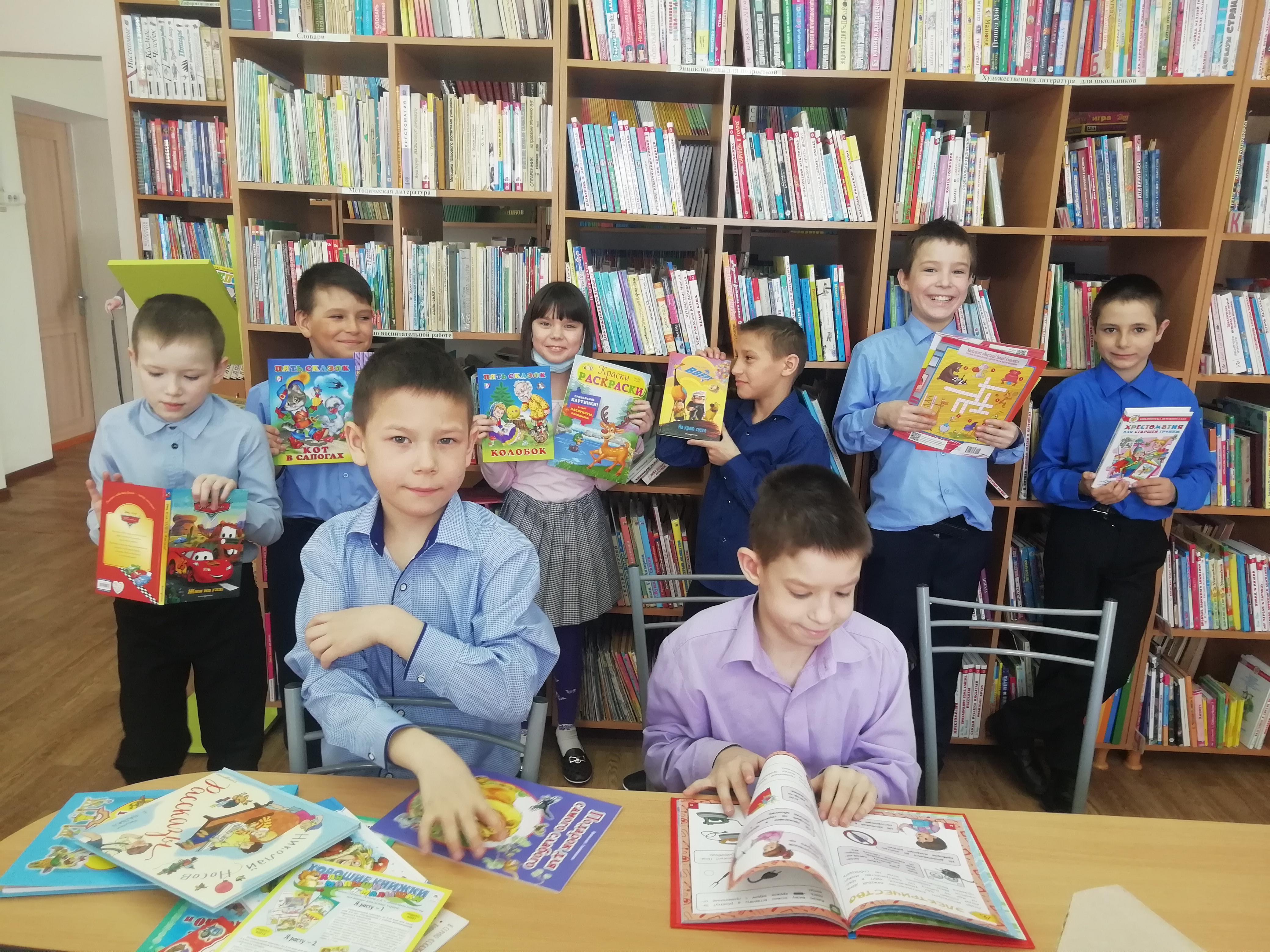 В библиотеке